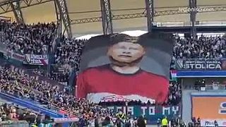Putin na poľskom futbalovom zápase