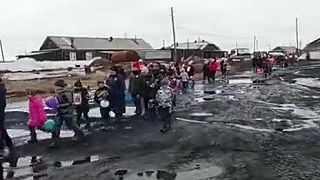 Superveľmoc sa predvádza pri pochode
