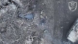 Zásah okupantov dronom