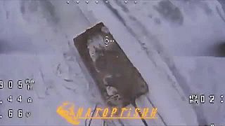 Ruské FPV drony lovia nemecké tanky Leopard 2