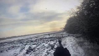 Zostrelenie FPV dronu útočnou puškou