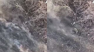 Dron našiel ležiaceho okupanta