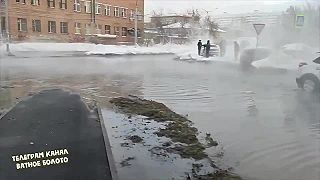 Horúca voda v zime
