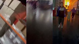 Evakuácia pri požiare v sklade