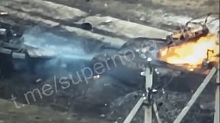 Tank aj s okupantami predviedol ohnivé divadlo