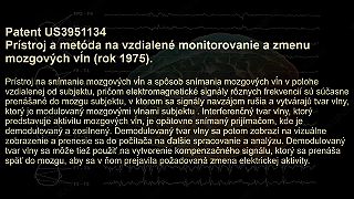 Prístroj a metóda na vzdialené monitorovanie a zmenu mozgových vĺn (rok 1975)