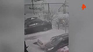 Pouličná bitka v meste Arsenyev
