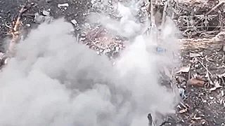 Okupanti skrývajúci sa pod ruinami