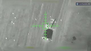 Baba Yaga likviduje tank okupantov v pohybe