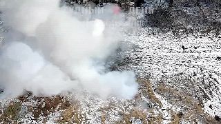 Brutálne presný zásah kamikadze dronom HD 18+ (ukrajinec RIP)