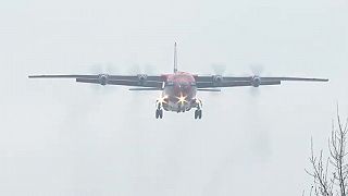 Prílet AN-12B (UR-CKM) kyjevskej spoločnosti Cavok Air do Piešťan