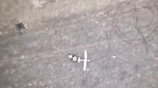 Evakuácia ruského dronu Orlan-30