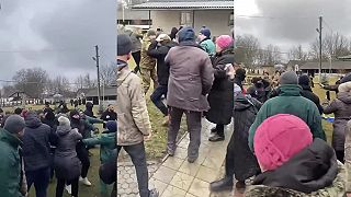 Zrejme vzbura pri mobilizácii na Ukrajine
