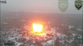 Avdiivka #120 Dva tanky okupantov a jeden hríb