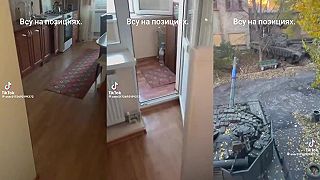 Ukrajinské vojská využívajúce civilné domy ako štít.