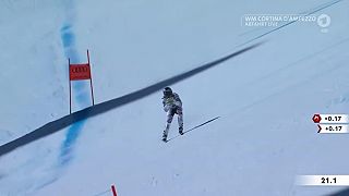 V 117 km/h sa vybúral na zjazdovke v Cortina d'Ampezzo, nečakane to však ustál
