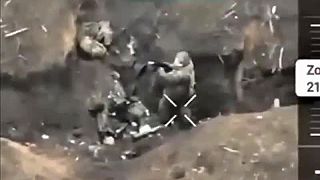 Okupant strieľa na dron