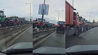 Protest Českých poľnohospodárov v Prahe