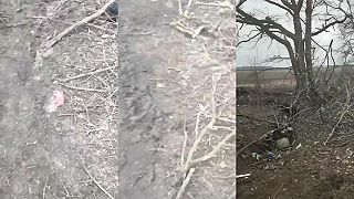 Okupanti na prechádzke po Avdiivke