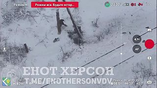 Ruský dron roztrhal ukrajincov na kusy
