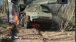 Horiaca slovenská samohybná húfnica Zuzana 2