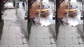 Zaujímavý dopravný incident v juhovýchodnej Ázii