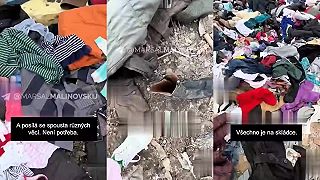 Humanitárna pomoc pre Ukrajincov končí na skládkach odpadu