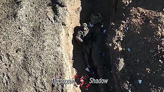 Dron si vyhliadol okupanta v zákope
