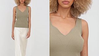 Nová modelka z Answear.sk - mulatka bez podprdy