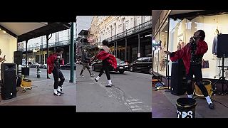 IMPERSONATOR MICHAEL JACKSON, NA ULICIACH V NEW ORLEANS