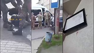 Zostrih videí z mobilizácie, kde náckovia bijú a unášajú ľudí. (ukroland)