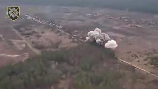Pechota okupantov vs UR-77 Meteorit