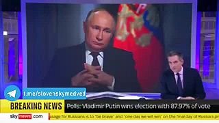 Putin vyhral prezidentské voľby so ziskom 88% hlasov