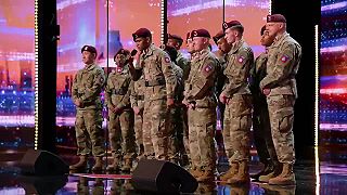 FORT LIBERTY, N.C. – Celoamerický zbor 82nd Airborne's All-American Chorus súťaž