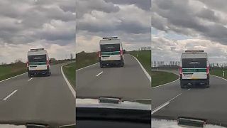 Ukážková jazda policajným vozidlom