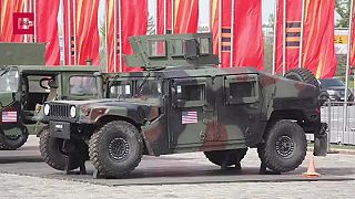 Výstava UA/NATO vojenskej techniky v Moskve