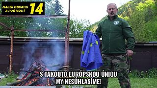 Marian Kotleba Už 20 rokov nás Únia ničí. 8. júna pošli ju do ...