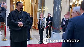 Steven Seagal ako hosť pri inauguracii v Moskve.