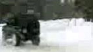 Pajero na snehu 2