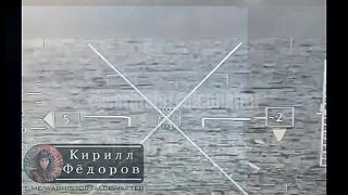 Kompilácia ničenia ukrajinských námorných dronov