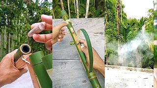 Keď ázijský kutil vyrába z bambusu „gumipušky“