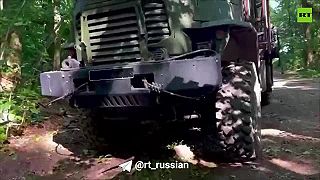 Bojové nasadenie ruského plameňometu TOS-2 „Tosočka“