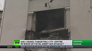 Ukrajinské zverstvá - útok na civilistov v Luhansku 2.6.2014