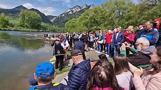 Otváranie pltníckej sezóny v Pieninách na Dunajci 27.4.2024