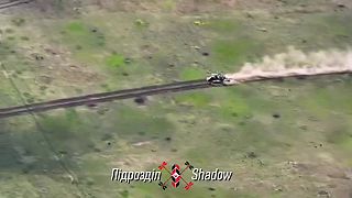 Odrazený mechanizovaný útok okupantov