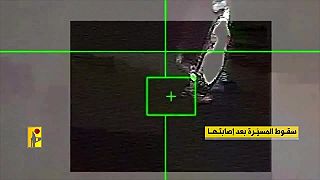 Zostrelenie izraelského dronu Elbit Hermes 900