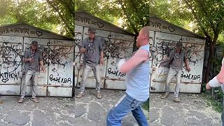 Tieňový box tohto ruského pouličného bitkára je MOCNÝ!