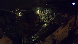 2S19 Msta-S si podala ukrajinský tank M1A1SA Abrams