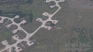 Zásah ukrajinského letiska Dolgincevo ruskou raketou Iskander-M