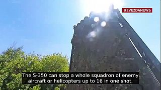 Demonštrácia ruského PVO systému S-350 „Viťaz“
